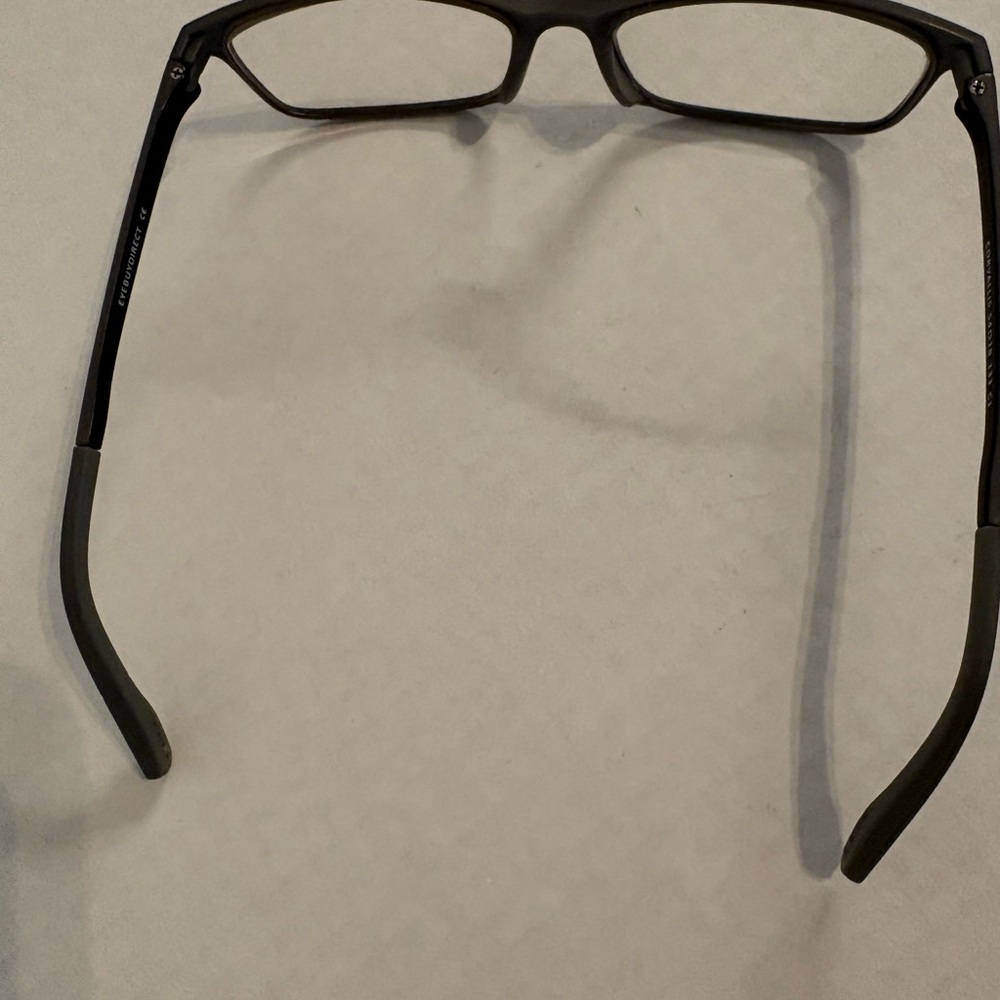 Womens Eyebuydirect Rectangular Black Eyeglass Fr… - image 4